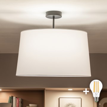 Brilagi - LED ytmonterad taklampa CERIA 1xE27/60W/230V Ø 45 cm svart/vit
