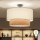 Brilagi - LED-ytmonterad taklampa CERIA 1xE27/60W/230V Ø 50 cm svart/vit/beige