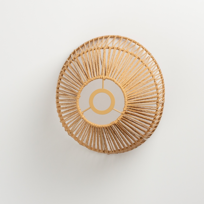 Brilagi - LED-ytmonterad taklampa CERIA BOHO 1x E27/40W/230V Ø 30 cm brun