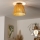 Brilagi - LED ytmonterad taklampa CERIA BOHO 1xE27/40W/230V Ø 28 cm brun