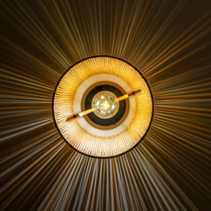 Brilagi - LED ytmonterad taklampa CERIA BOHO 1xE27/40W/230V Ø 28 cm brun