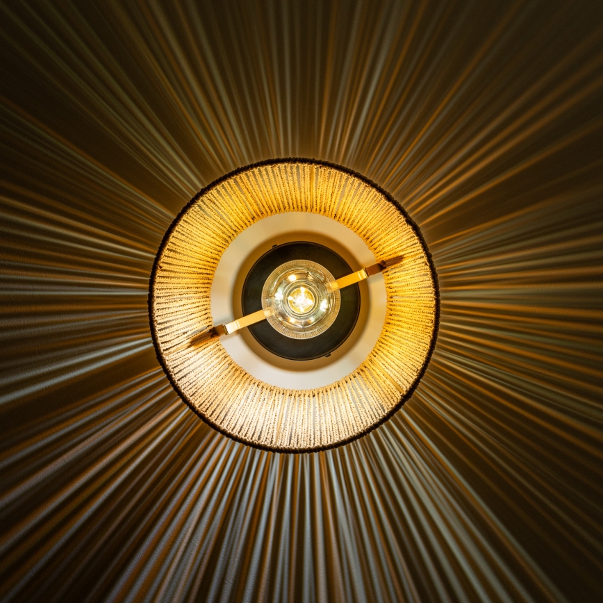 Brilagi - LED ytmonterad taklampa CERIA BOHO 1xE27/40W/230V Ø 28 cm brun