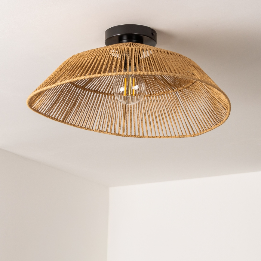 Brilagi - LED ytmonterad taklampa CERIA BOHO 1xE27/40W/230V Ø 50 cm brun