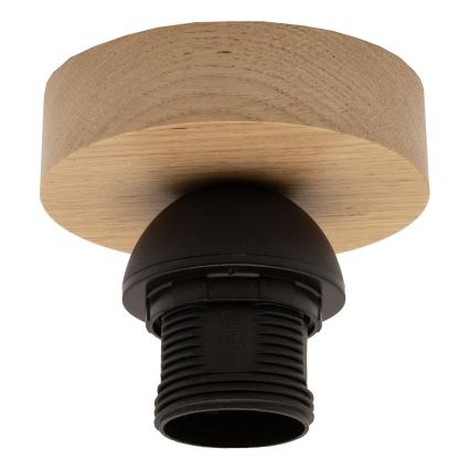 Brilagi - LED ytmonterad taklampa CERIA BOHO 1xE27/40W/230V Ø 50 cm svart/brun/ek