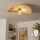 Brilagi - LED ytmonterad taklampa CERIA BOHO 1xE27/40W/230V Ø 60 cm raffia/ek