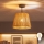 Brilagi - LED ytmonterad taklampa CERIA BOHO 1xE27/60W/230V Ø28 cm svart/brun