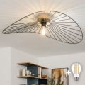 Brilagi - LED ytmonterad taklampa CERIA WIRE 1xE27/40W/230V 60x80 cm svart/ek