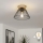 Brilagi - LED ytmonterad taklampa CERIA WIRE 1xE27/40W/230V Ø 21 cm svart/ek