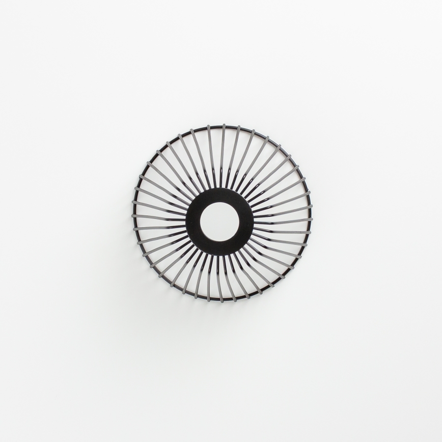 Brilagi - LED ytmonterad taklampa CERIA WIRE 1xE27/40W/230V Ø 21 cm svart/ek