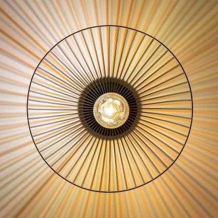 Brilagi - LED-ytmonterad taklampa CERIA WIRE 1xE27/40W/230V Ø 26 cm svart