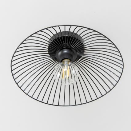 Brilagi - LED-ytmonterad taklampa CERIA WIRE 1xE27/40W/230V Ø 26 cm svart