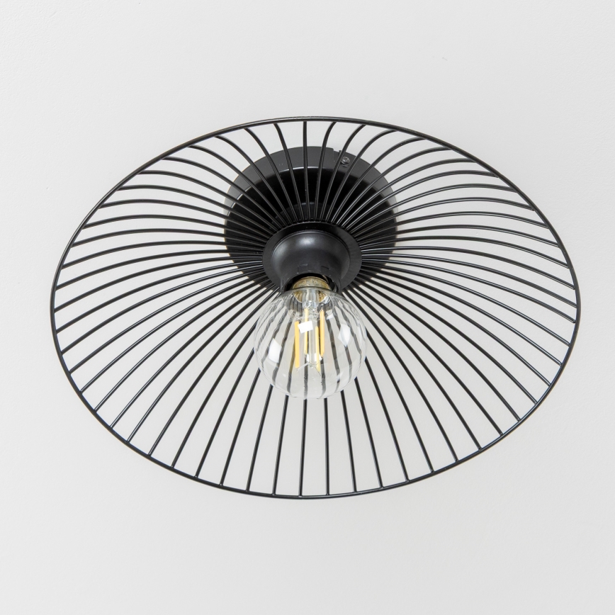 Brilagi - LED-ytmonterad taklampa CERIA WIRE 1xE27/40W/230V Ø 26 cm svart