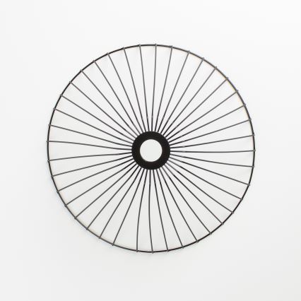 Brilagi - LED ytmonterad taklampa CERIA WIRE 1xE27/40W/230V Ø 45 cm svart/ek