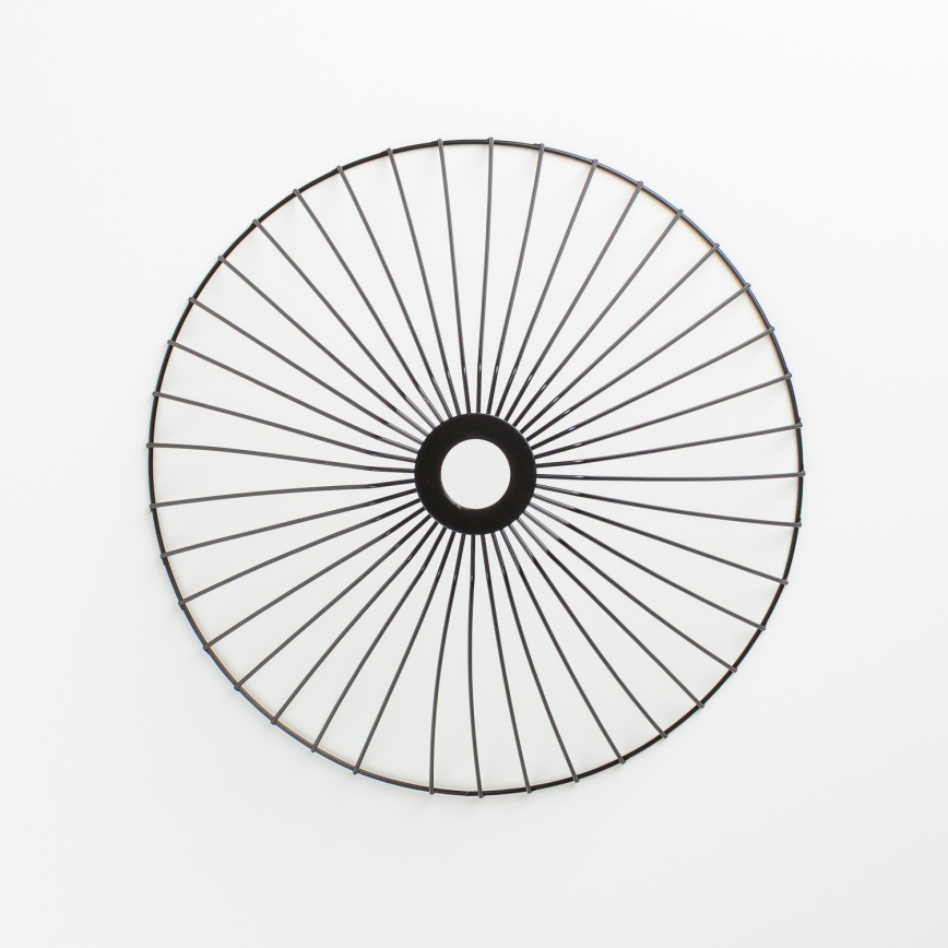 Brilagi - LED ytmonterad taklampa CERIA WIRE 1xE27/40W/230V Ø 45 cm svart/ek
