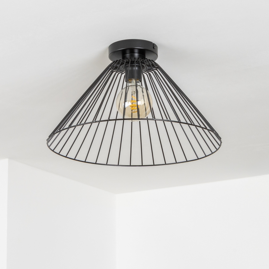Brilagi - LED ytmonterad taklampa CERIA WIRE 1xE27/40W/230V Ø 45 cm svart