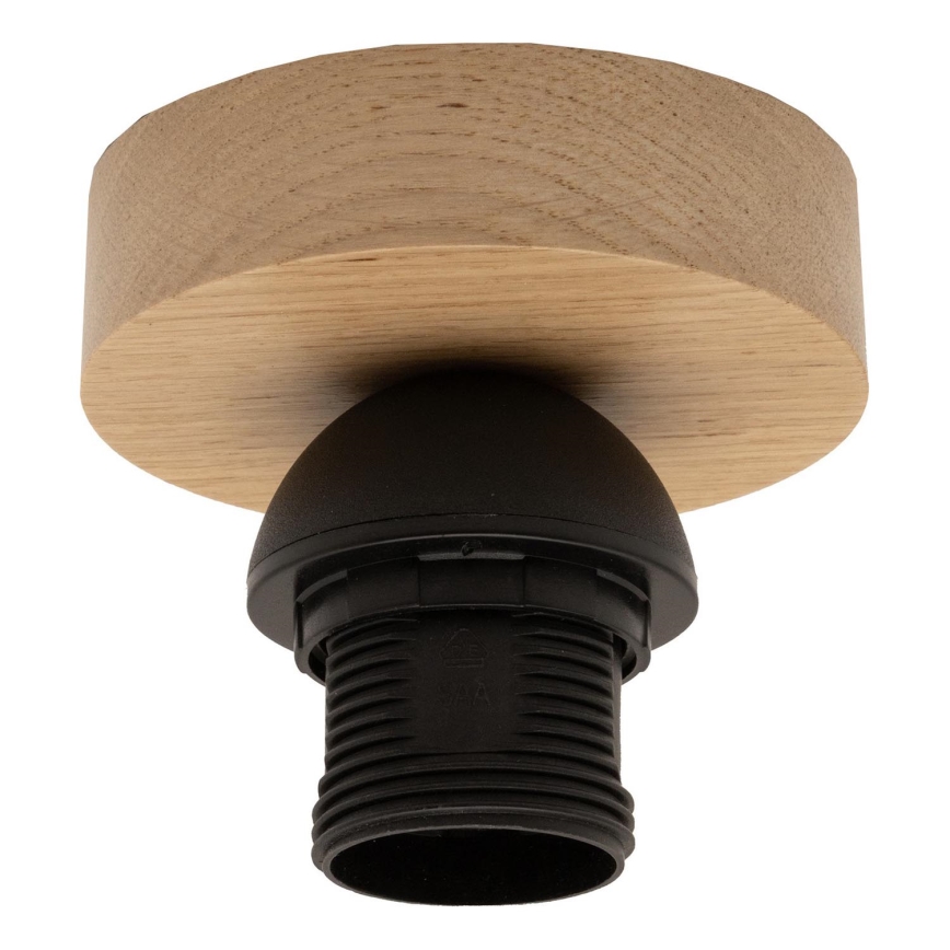 Brilagi - LED ytmonterad taklampa CERIA WIRE 1xE27/40W/230V Ø 60 cm svart/ek