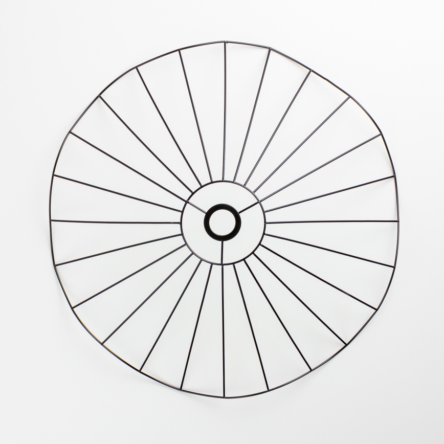 Brilagi - LED ytmonterad taklampa CERIA WIRE 1xE27/40W/230V Ø 60 cm svart/ek