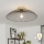 Brilagi - LED-ytmonterad taklampa CERIA WIRE 1xE27/40W/230V Ø 60 cm svart/ek