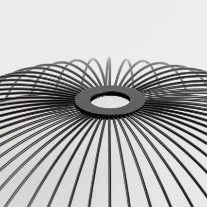 Brilagi - LED-ytmonterad taklampa CERIA WIRE 1xE27/40W/230V Ø 60 cm svart/ek