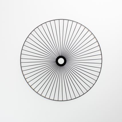 Brilagi - LED-ytmonterad taklampa CERIA WIRE 1xE27/40W/230V Ø 60 cm svart/ek