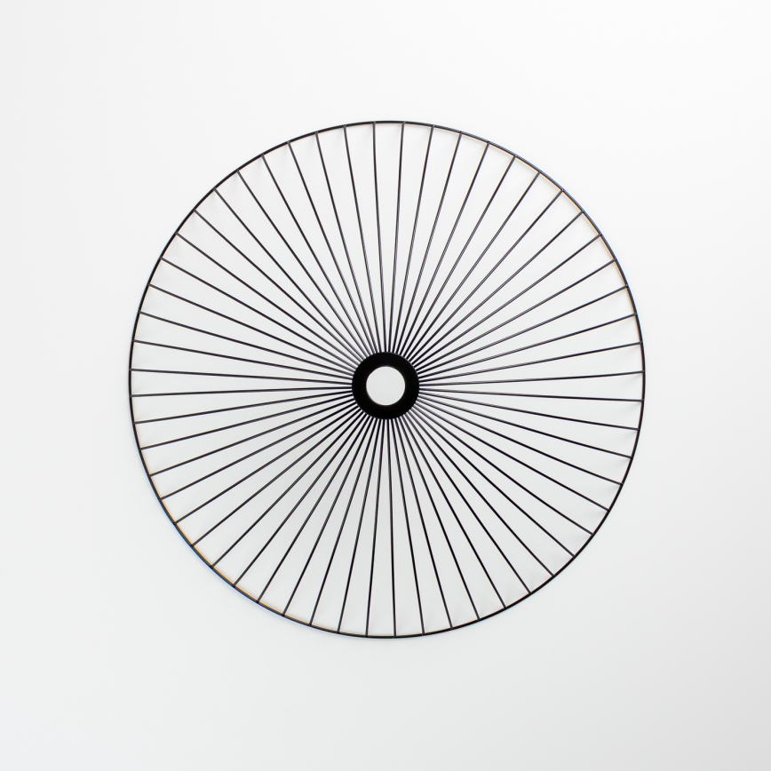 Brilagi - LED-ytmonterad taklampa CERIA WIRE 1xE27/40W/230V Ø 60 cm svart/ek