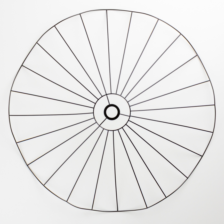 Brilagi - LED ytmonterad taklampa CERIA WIRE 1xE27/40W/230V Ø 80 cm svart/ek