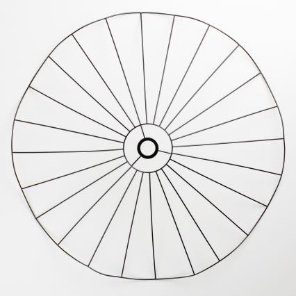 Brilagi - LED-ytmonterad taklampa CERIA WIRE 1xE27/40W/230V Ø 80 cm svart/ek