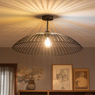 Brilagi - LED ytmonterad taklampa CERIA WIRE 1xE27/60W/230V Ø 60 cm svart