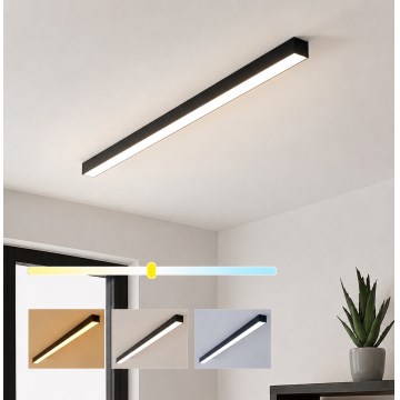 Brilagi - LED ytmonterad taklampa FULLDAY LED/30/40/50W/230V 2700/4000/6000K 150 cm svart