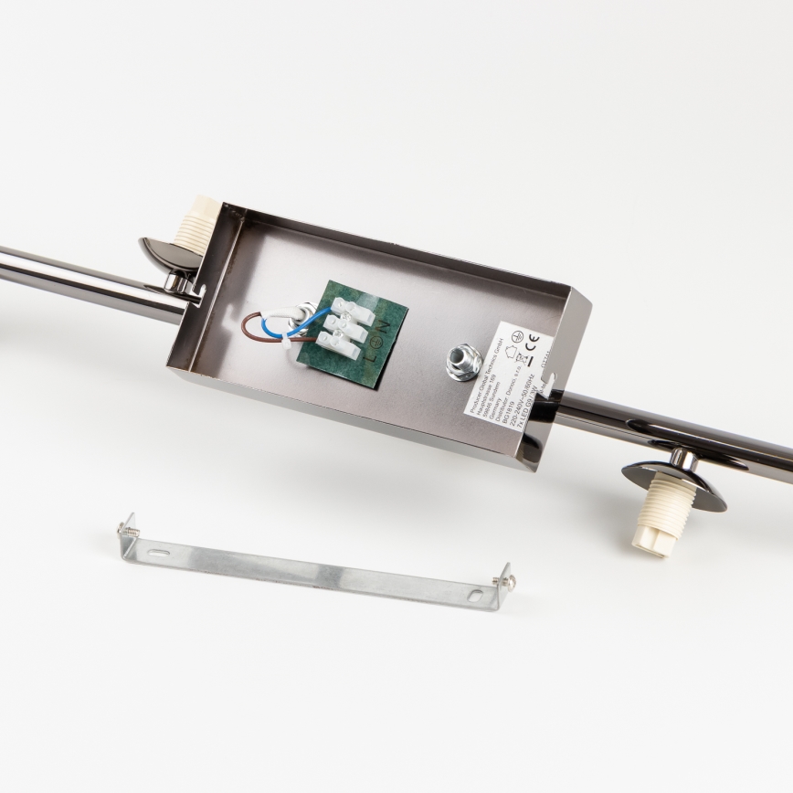 Brilagi - LED ytmonterad taklampa MILLA 4xG9/3W/230V svart krom/rökt glas