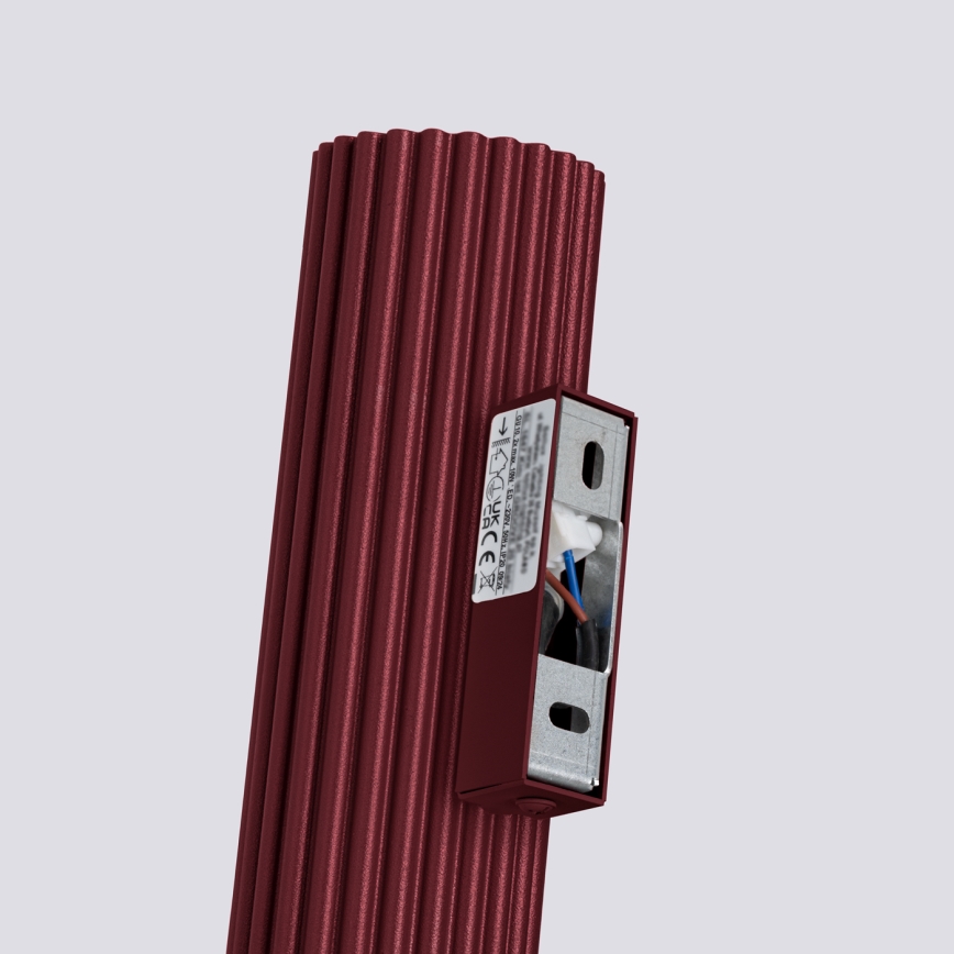 Brilagi - LED‑vägglampa CRESTO 2x GU10/10W/230V 20 cm bordeaux