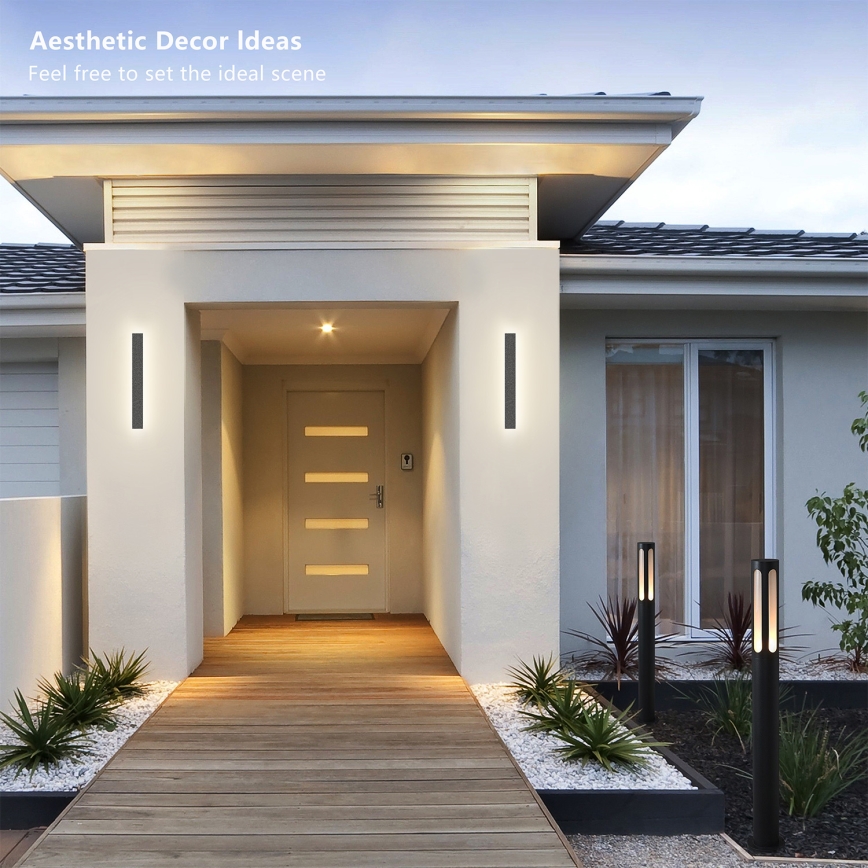 Brilagi - LED utomhusväggarmatur LINEAR LED/12W/230V 3000K IP65 50 cm antracit CRI 90