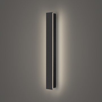 Brilagi - LINEAR LED utomhusväggarmatur 12W/230V 4000K IP65 50 cm svart CRI 90