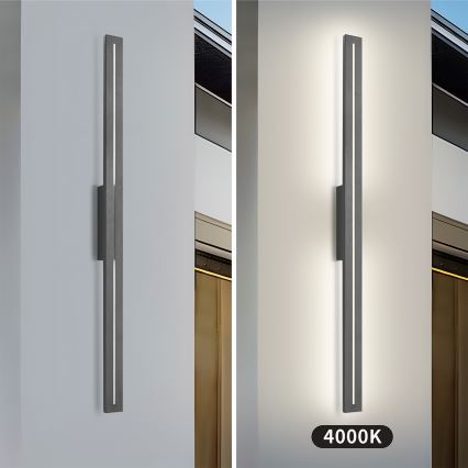 Brilagi - LED utomhusväggarmatur LINEO LED/24W/230V 4000K IP65 100 cm antracit CRI 90