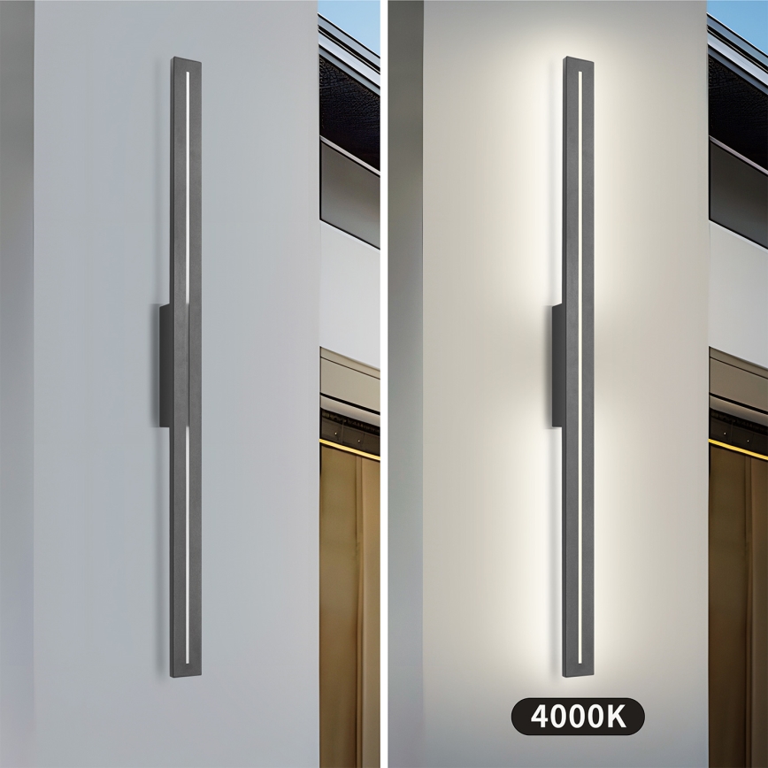 Brilagi - LED utomhusväggarmatur LINEO LED/24W/230V 4000K IP65 100 cm antracit CRI 90