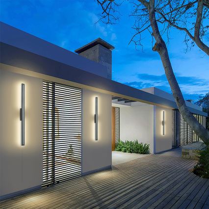 Brilagi - LED utomhusväggarmatur LINEO LED/24W/230V 4000K IP65 100 cm antracit CRI 90