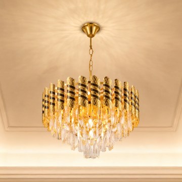 Brilagi - Ljuskrona CRISTAL med kedja 5xE14/40W/230V Ø 38 cm