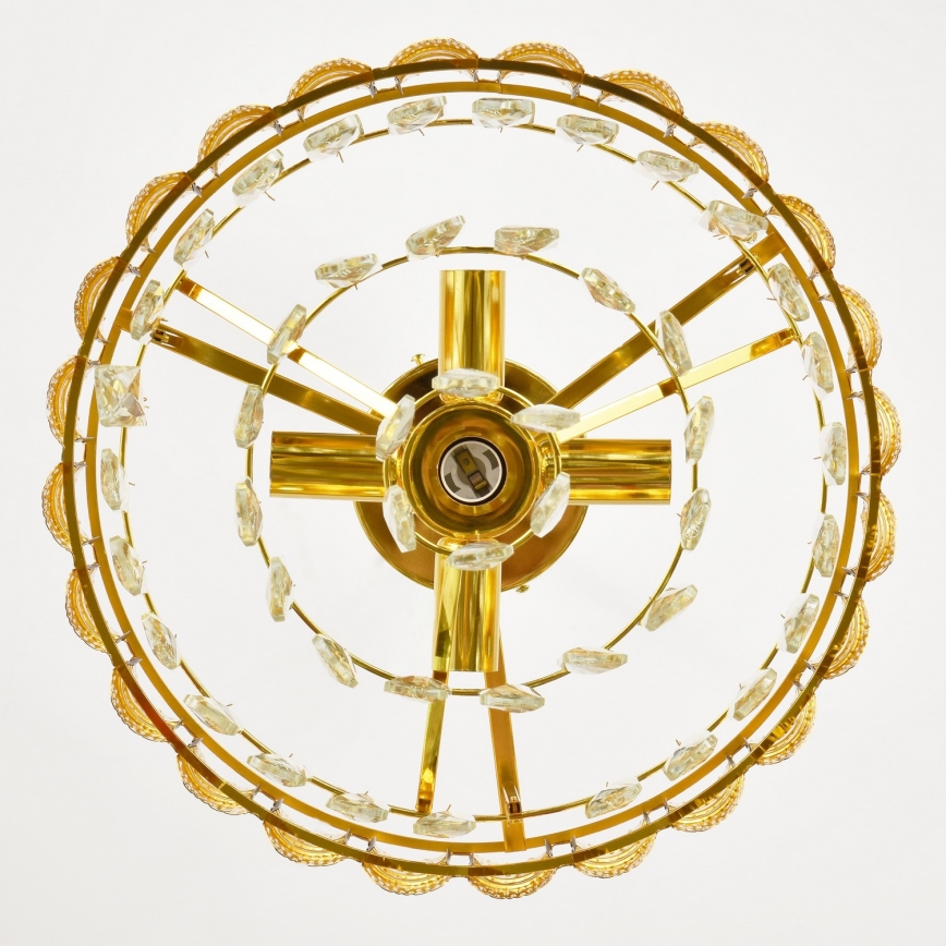 Brilagi - Ljuskrona CRISTAL med kedja 5xE14/40W/230V Ø 38 cm