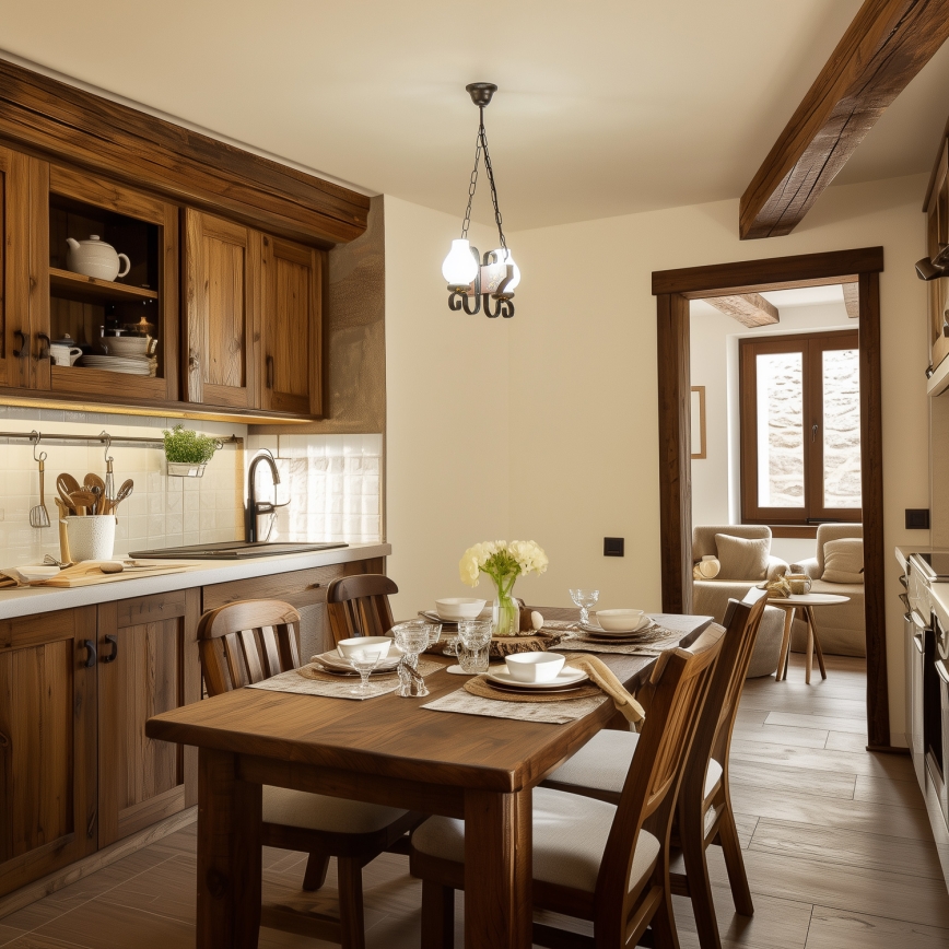 Brilagi - Ljuskrona med kedja QUEEN 2xE14/40W/230V bok/wenge