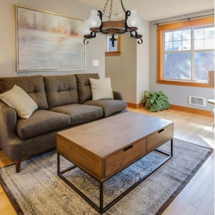 Brilagi - Ljuskrona med kedja ROATA 5xE14/40W/230V Ø 50 cm bok/valnöt