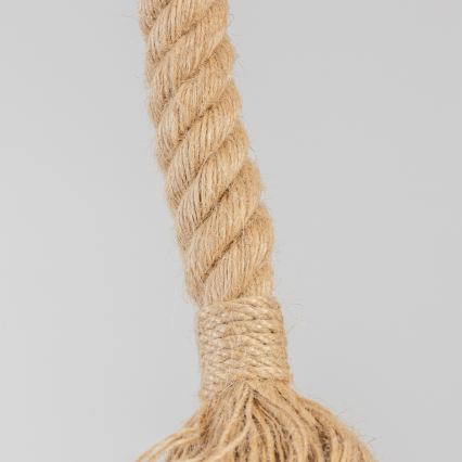 Brilagi - Ljuskrona med textilsladd KOS 1xE27/60W/230V bok