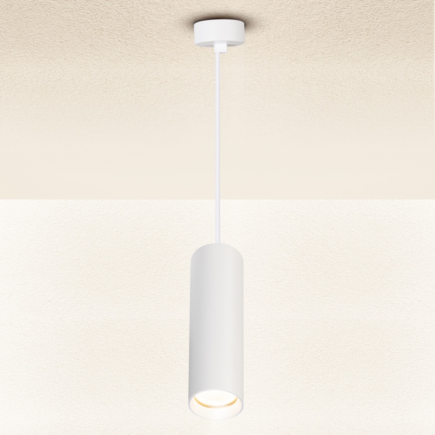 Brilagi - Ljuskrona med textilsladd SELE 1xGU10/30W/230V vit