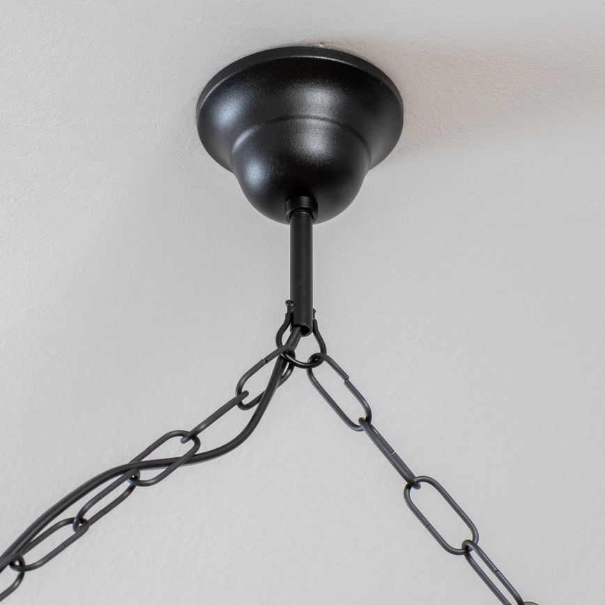 Brilagi - Ljuskrona på kedja KOS 6xE27/60W/230V bok