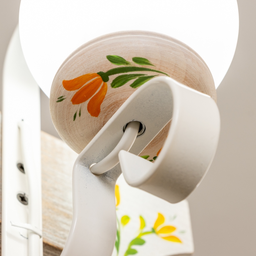 Brilagi - Ljuskrona på kedja QUEEN 2xE14/40W/230V bok/grädde