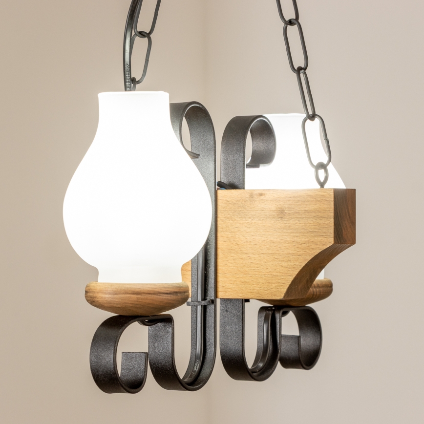 Brilagi - Ljuskrona på kedja QUEEN 2xE14/40W/230V bok