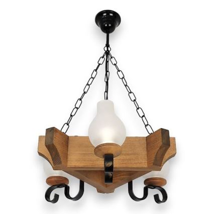 Brilagi - Ljuskrona på kedja QUEEN 3xE14/40W/230V bok