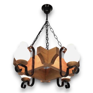 Brilagi - Ljuskrona på kedja QUEEN 4xE14/40W/230V bok