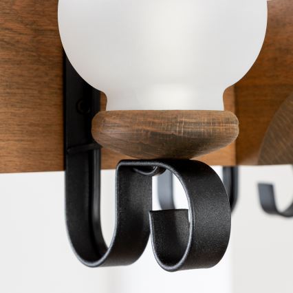 Brilagi - Ljuskrona på kedja QUEEN 4xE14/40W/230V bok