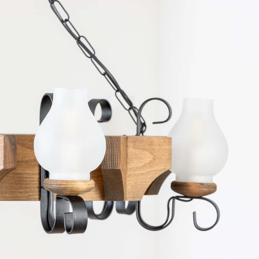 Brilagi - Ljuskrona på kedja QUEEN 6xE14/40W/230V bok