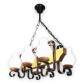 Brilagi - Ljuskrona på kedja QUEEN 6xE14/40W/230V bok